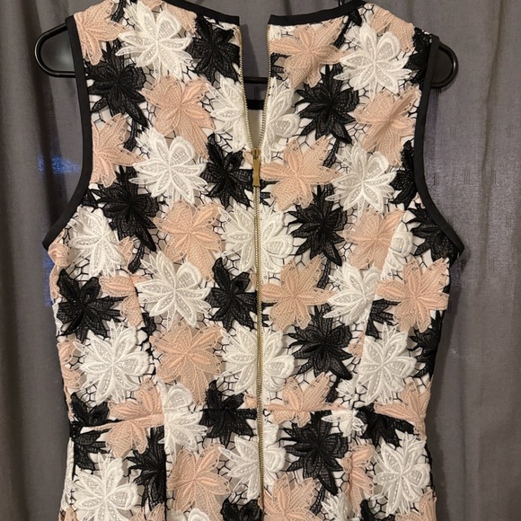 Kate Spade Elegant Black, Pink, and Cream Floral Dress - Picture 4 of 5